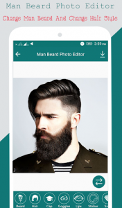 اسکرین شات برنامه Beard Photo Editor 1