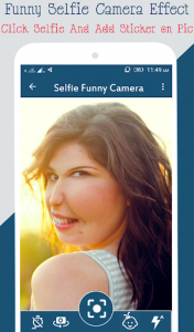 اسکرین شات برنامه Funny Selfie Camera 1