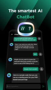 اسکرین شات 4 برنامه ChatBot - AI Chat