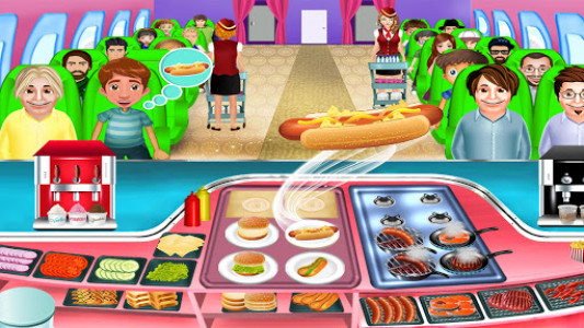 اسکرین شات بازی Airplane Kitchen Food Fever 4