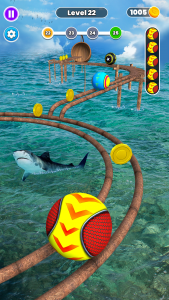 اسکرین شات 2 بازی Rolling Sky: Balance Ball Game