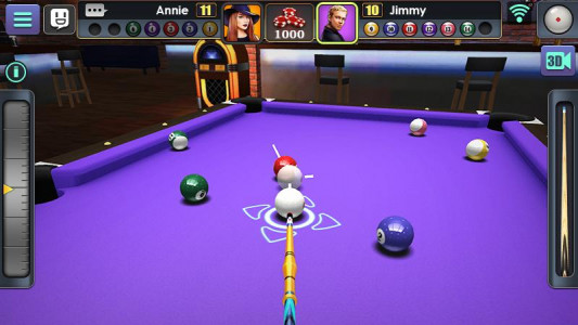 اسکرین شات بازی 3D Pool Ball 4