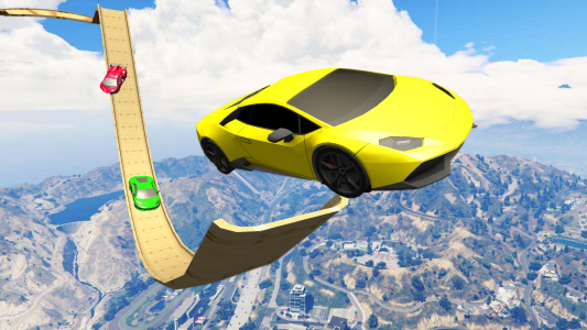 اسکرین شات بازی Car Game Mega Ramp Stunt 6