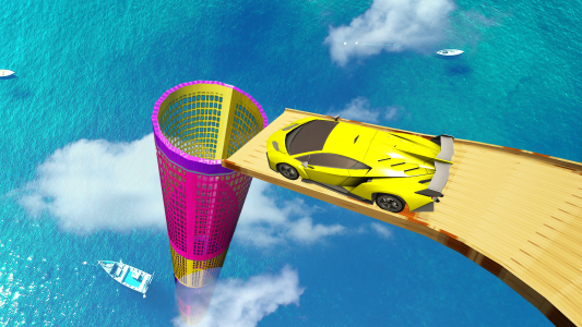 اسکرین شات بازی Car Game Mega Ramp Stunt 3