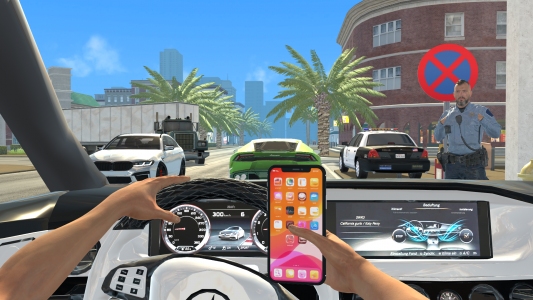 اسکرین شات برنامه Car Simulator City Drive Game 4