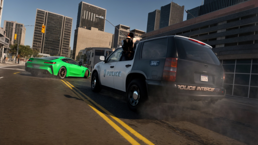 اسکرین شات برنامه Police Car Game Simulator Cop 3