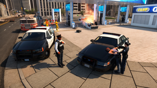 اسکرین شات برنامه Police Car Game Simulator Cop 2