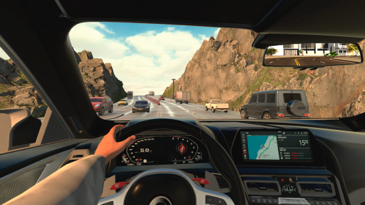 اسکرین شات برنامه Drive Simulator: Traffic Race 4
