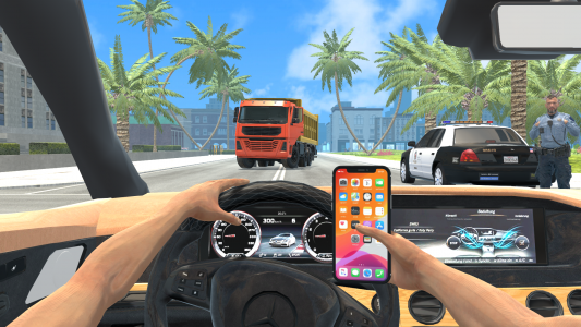 اسکرین شات برنامه Drive Simulator: Traffic Race 5