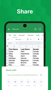 اسکرین شات 5 برنامه XLSX Viewer: XLS Reader