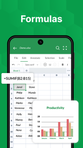 اسکرین شات 4 برنامه XLSX Viewer: XLS Reader