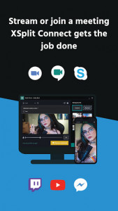 اسکرین شات برنامه XSplit Connect: Webcam 2