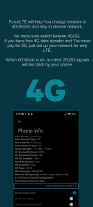 اسکرین شات 4 برنامه Force LTE Only (4G/5G)