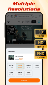 اسکرین شات 2 برنامه Xtra Downloader - Video Player