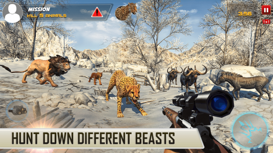 اسکرین شات بازی Dino Hunting Sniper Shooter 3D 3