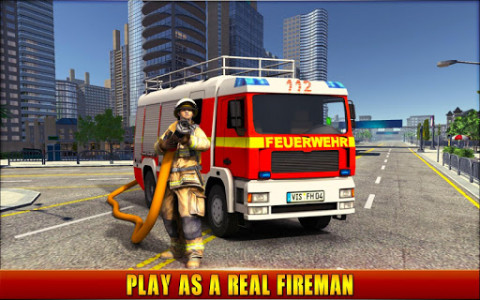 اسکرین شات بازی Firefighter Simulator 2018: Real Firefighting Game 1