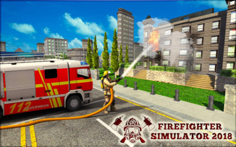 اسکرین شات بازی Firefighter Simulator 2018: Real Firefighting Game 4