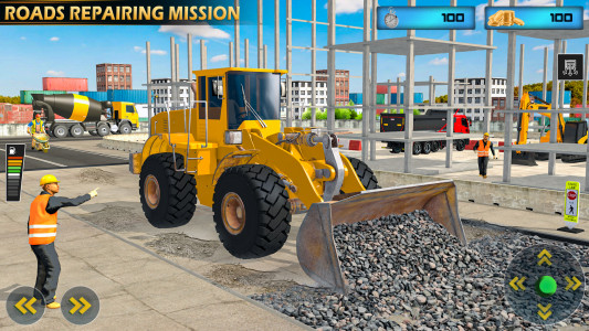 اسکرین شات بازی Crane Driving Simulator Game 2