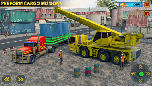 اسکرین شات بازی Crane Driving Simulator Game 1