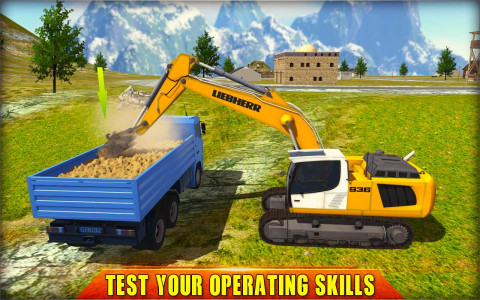 اسکرین شات بازی Heavy Excavator Crane Simulato 2