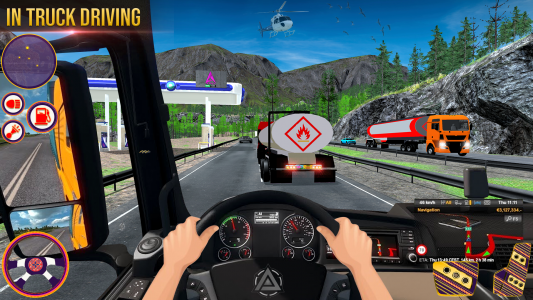 اسکرین شات بازی Truck Driving Simulator Games 1