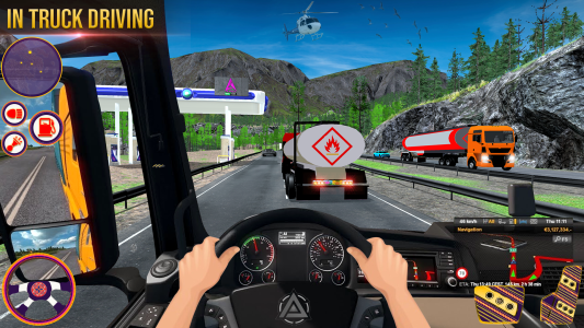 اسکرین شات 1 بازی Euro Truck Games 3D Oil Tanker