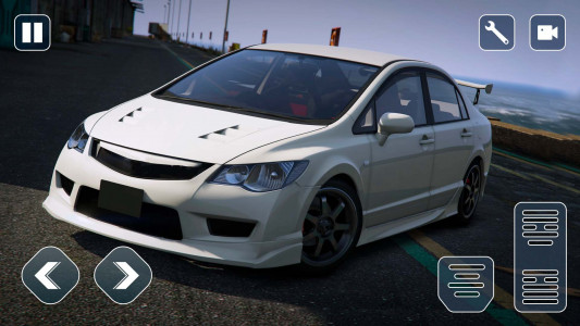 اسکرین شات 3 بازی Furious Civic Car City Race