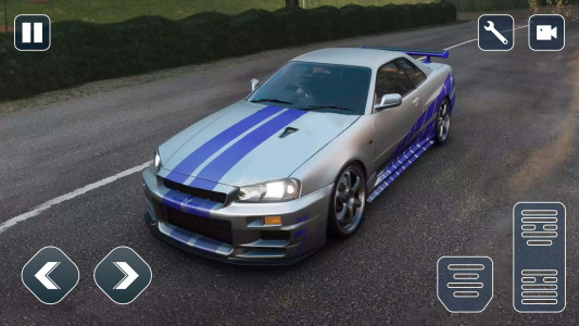اسکرین شات 2 بازی Sport Car Skyline GT-R Race