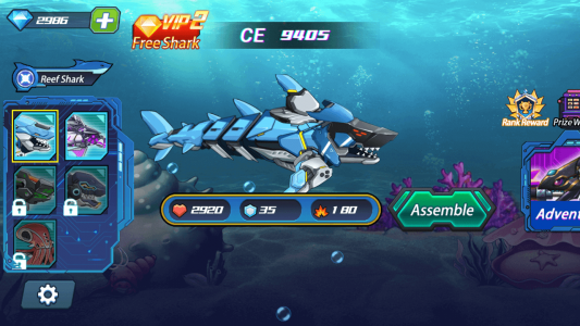 اسکرین شات بازی Mecha Shark: Sea Monster 3