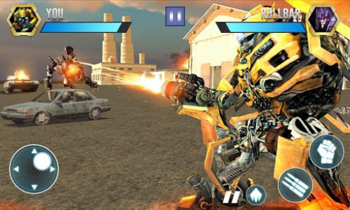 اسکرین شات بازی Former Robot Car War Combat 3D 3