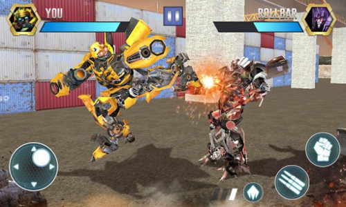 اسکرین شات بازی Former Robot Car War Combat 3D 1