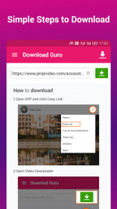 اسکرین شات برنامه Video Downloader & Player, Locker - Download Guru 3