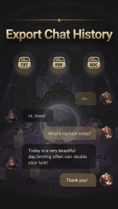 اسکرین شات برنامه AI Chat RPG Game build on GPT 7