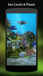 اسکرین شات برنامه 3D Aquarium Live Wallpaper HD 2