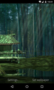 اسکرین شات 8 برنامه 3D Bamboo House Live Wallpaper