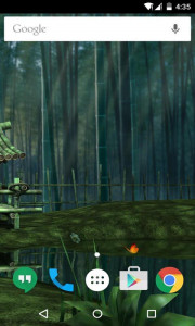 اسکرین شات 6 برنامه 3D Bamboo House Live Wallpaper