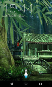 اسکرین شات برنامه 3D Bamboo House Live Wallpaper 5
