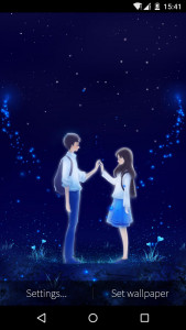 اسکرین شات 4 برنامه Love and Heart Live Wallpaper