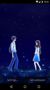 اسکرین شات 3 برنامه Love and Heart Live Wallpaper