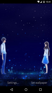 اسکرین شات 2 برنامه Love and Heart Live Wallpaper