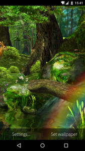 اسکرین شات برنامه 3D Deer-Nature Live Wallpaper 8