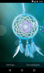 اسکرین شات 6 برنامه 3D Dream Catcher  Wallpaper