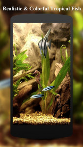 اسکرین شات برنامه HD Aquarium Live Wallpaper 3D 2