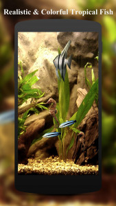 اسکرین شات 2 برنامه HD Aquarium Live Wallpaper 3D