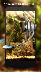 اسکرین شات 1 برنامه HD Aquarium Live Wallpaper 3D
