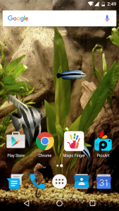 اسکرین شات 5 برنامه HD Aquarium Live Wallpaper 3D