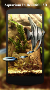 اسکرین شات برنامه HD Aquarium Live Wallpaper 3D 1