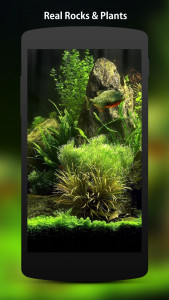 اسکرین شات 2 برنامه 3D Fish Aquarium Wallpaper HD