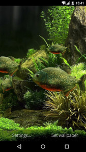 اسکرین شات برنامه 3D Fish Aquarium Wallpaper HD 5