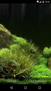 اسکرین شات 4 برنامه 3D Fish Aquarium Wallpaper HD